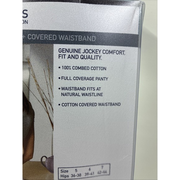 Vintage Womens Jockey Elance Briefs SoftCotton Panties Underwear‎ Size 5, Qty. 3 - Picture 6 of 8